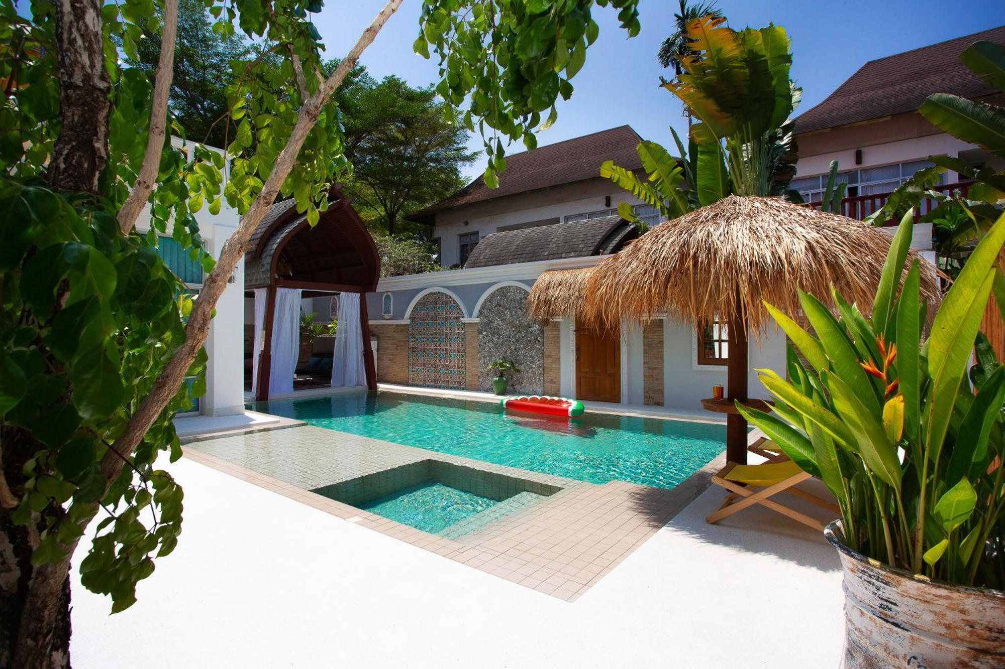 Nagawari Art Maldives Pattaya Villa Nacsomtien Kültér fotó