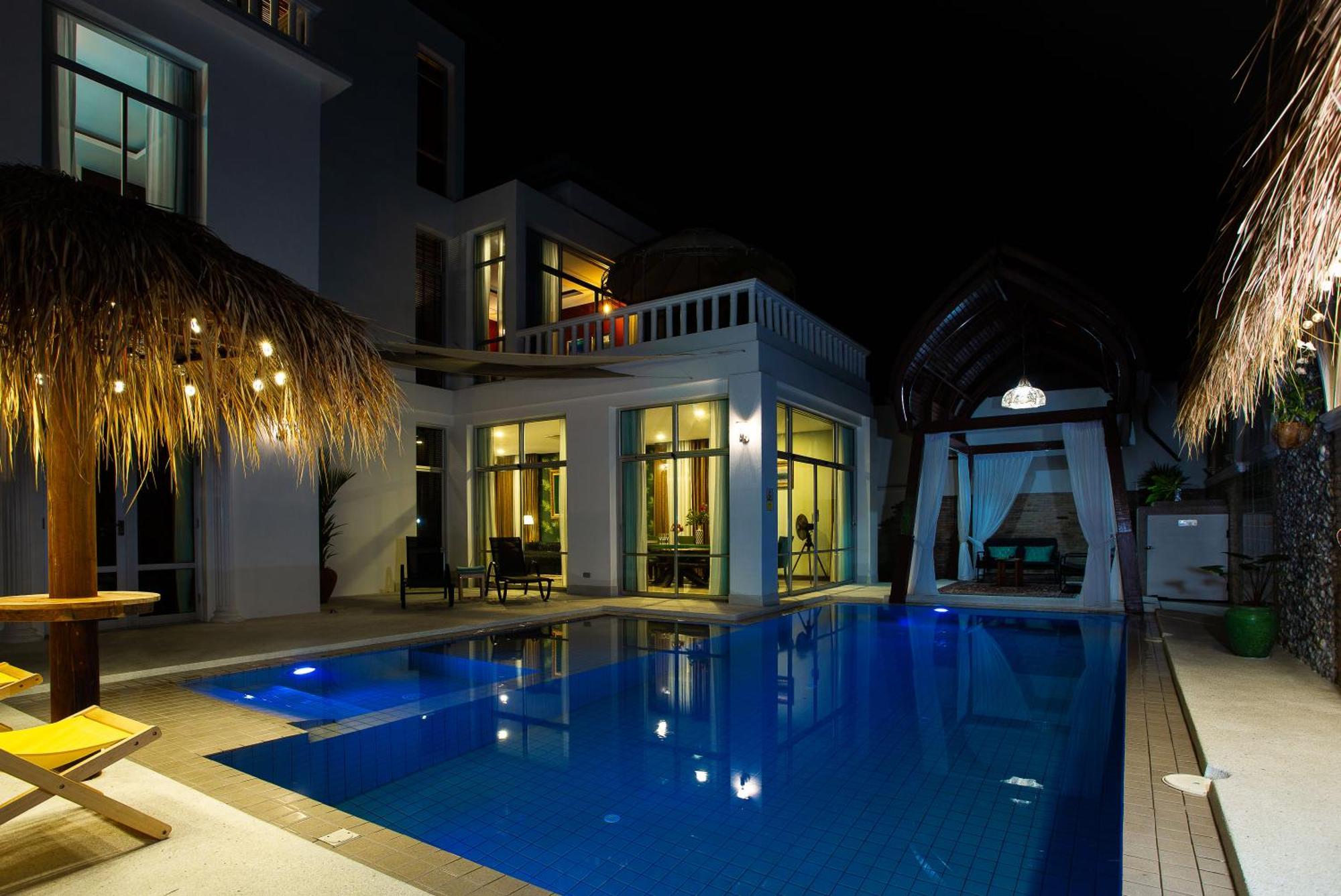 Nagawari Art Maldives Pattaya Villa Nacsomtien Kültér fotó